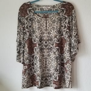 JM Collection Women's Top XL
